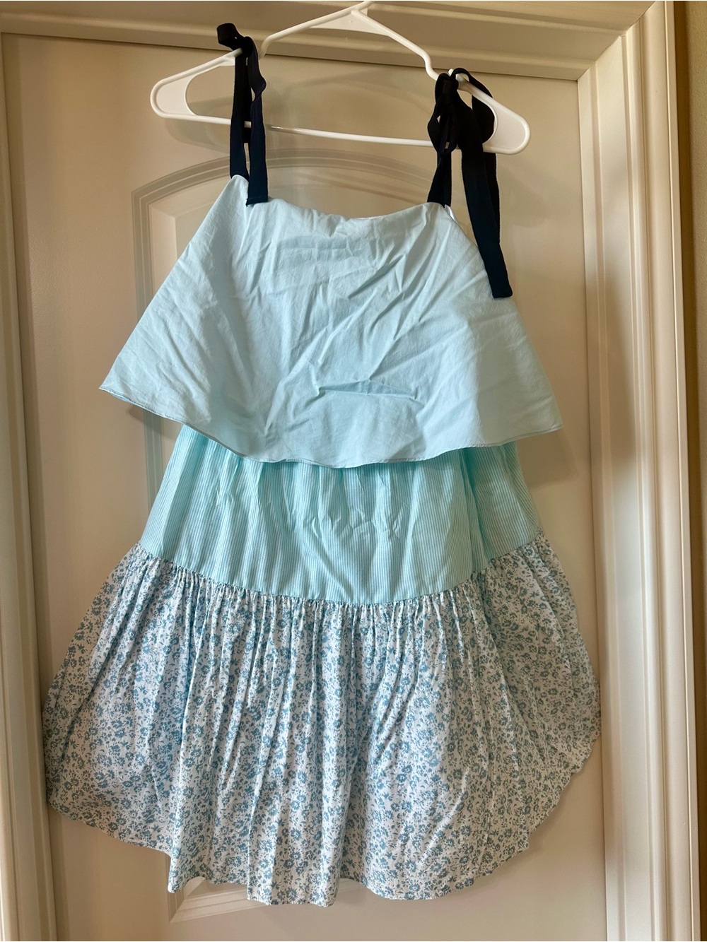 Sugar + Lips Light Blue Dress Label